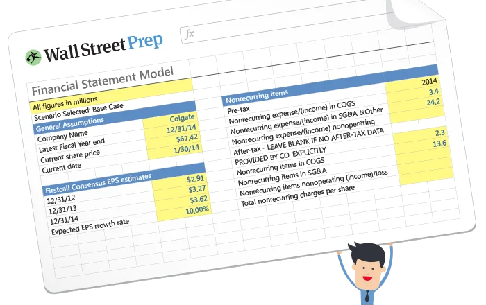 Wall Street Prep financial statement model